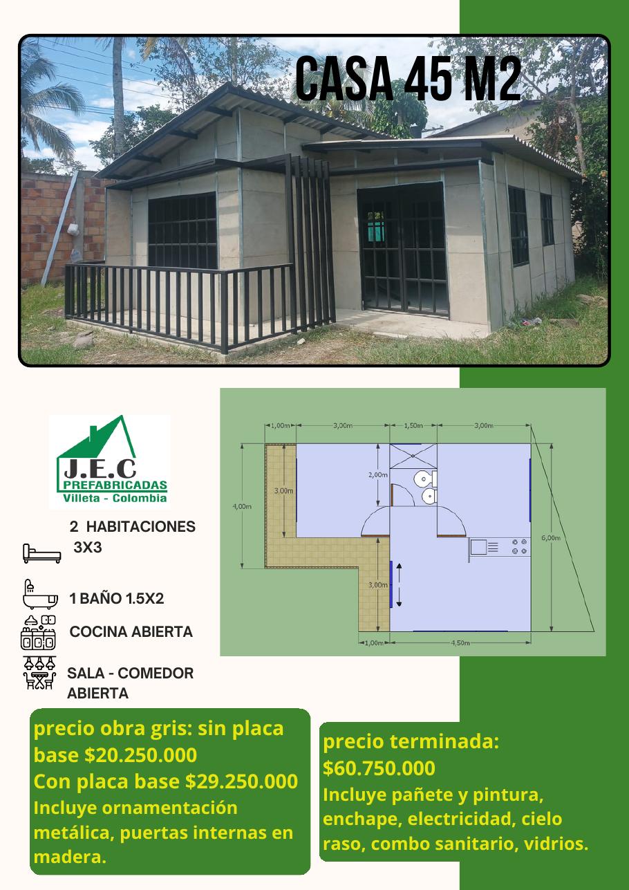 Casa 45 m²