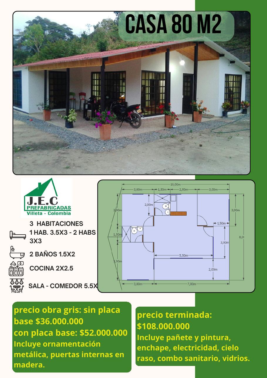 Casa 80 m²