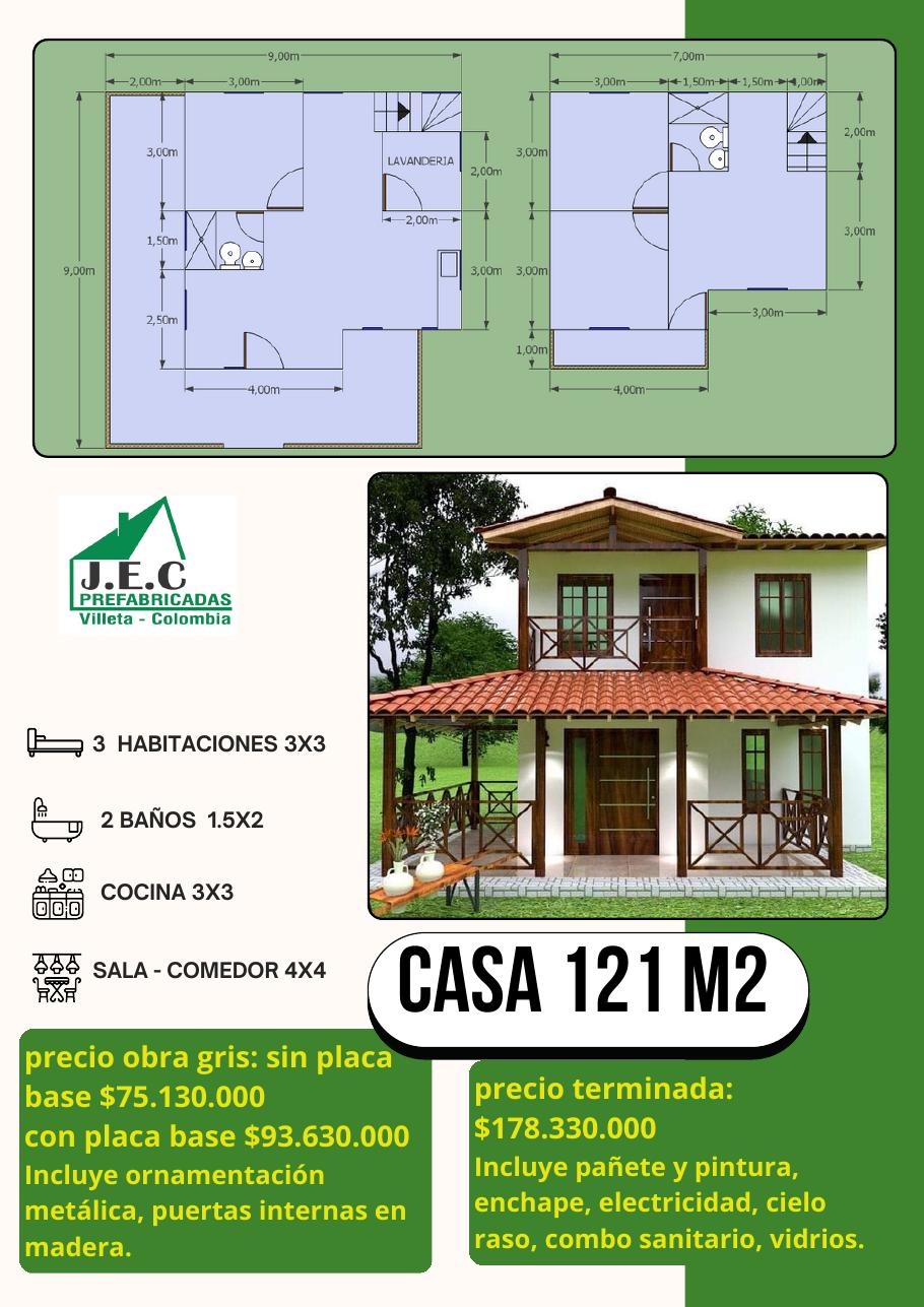 Casa 121 m²