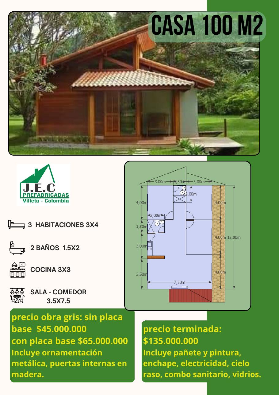 Casa 100 m²